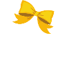 Yellow bow letter
