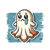 Sad Ghost Cute Weeping Ghosts