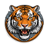 Dynamischer Tiger