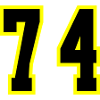 74 Number Jersey