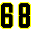 68 Number Jersey