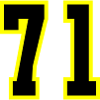 71 Number Jersey