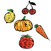 5 fruits et légumes - Graff