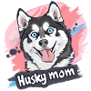 Husky Mom Cute Dog
