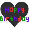 HAPPY BIRTHDAY. HAPPY BIRTHDAY. ANNIVERSARY.