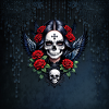 Angel Sugar Skull with Roses