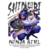 Fille ninja shinobi