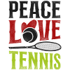 Funny Tennis Player Racket Girl