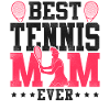 Funny Tennis Player Racket Mom