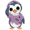 Pingouin Zombie Halloween Effrayant Mignon