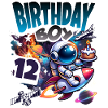 Astronaute 12e anniversaire Espace