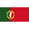 Portogallo nei colori della bandiera portoghese