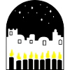 Candles at night