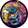 Chameleon Bier Comic