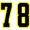 78 Number Jersey