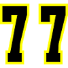 77 Number Jersey