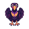 Harpy Bird Halloween Comic Funny