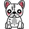 French Buldog Dog HalloweenFunny