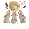 Axolotl Amphibian Howling Moon