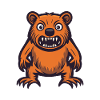 Beaver Halloween Comic Funny