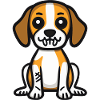 Beagle Dog Halloween Comic Funny