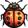Ladybug Halloween Comic Funny