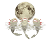 Axolotl Amphibian Howling Moon