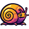 Snail Halloween Comic Funny