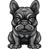 Bulldog Dog Comic