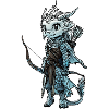 Ranger Ice draconic character
