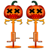 HALLOWEEN COSTUME COUPLE CYCLING