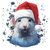 Rat de Noël frais