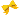 Letter u yellow bow