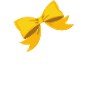 Letter s yellow bow