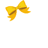 Lettre p nœud jaune