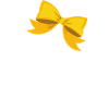 Letter t yellow bow