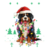 Bernese Navidad Weihnachts-Bernese-Mountain-Dog