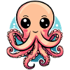 Adorable Kawaii Octopus