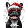 Noël du bouledogue français