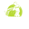 Funny Tennis Player Racket There