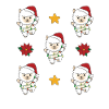 Alpaca Christmas Winter Animals Alpacas