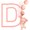 Pink bear letter