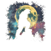 Bigfoot Sasquatch Yeti Howling Moon