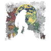 Bigfoot Sasquatch Yeti Howling Moon