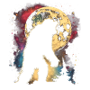 Bigfoot Sasquatch Yeti Howling Moon