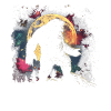 Bigfoot Sasquatch Yeti Howling Moon