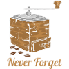 Coffee grinder for grinding coffee