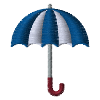 Embroidered umbrella