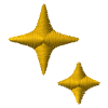 Embroidered stars