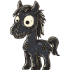 Cheval Halloween Drôle Zombie